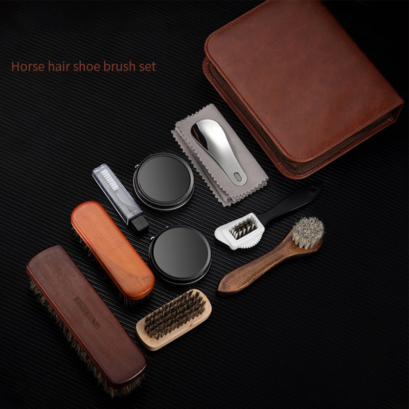 HorseHair Shoe Brush Set Leath - Care For Sneaker review and price