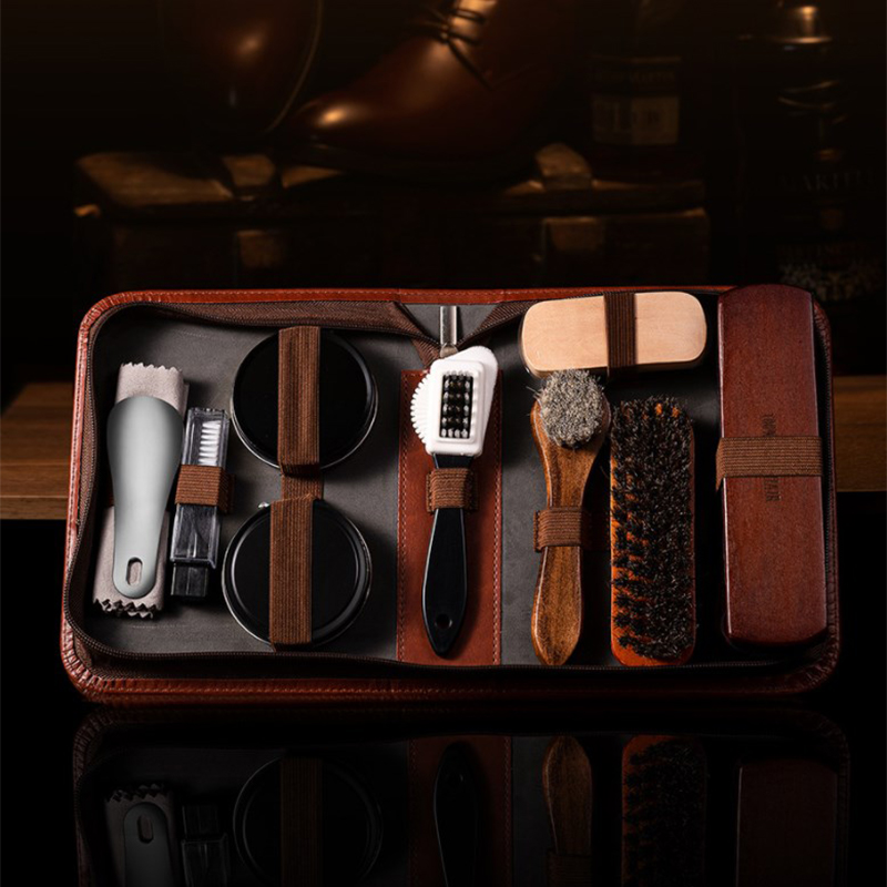 HorseHair Shoe Brush Set Leath - Care For Sneaker review and price