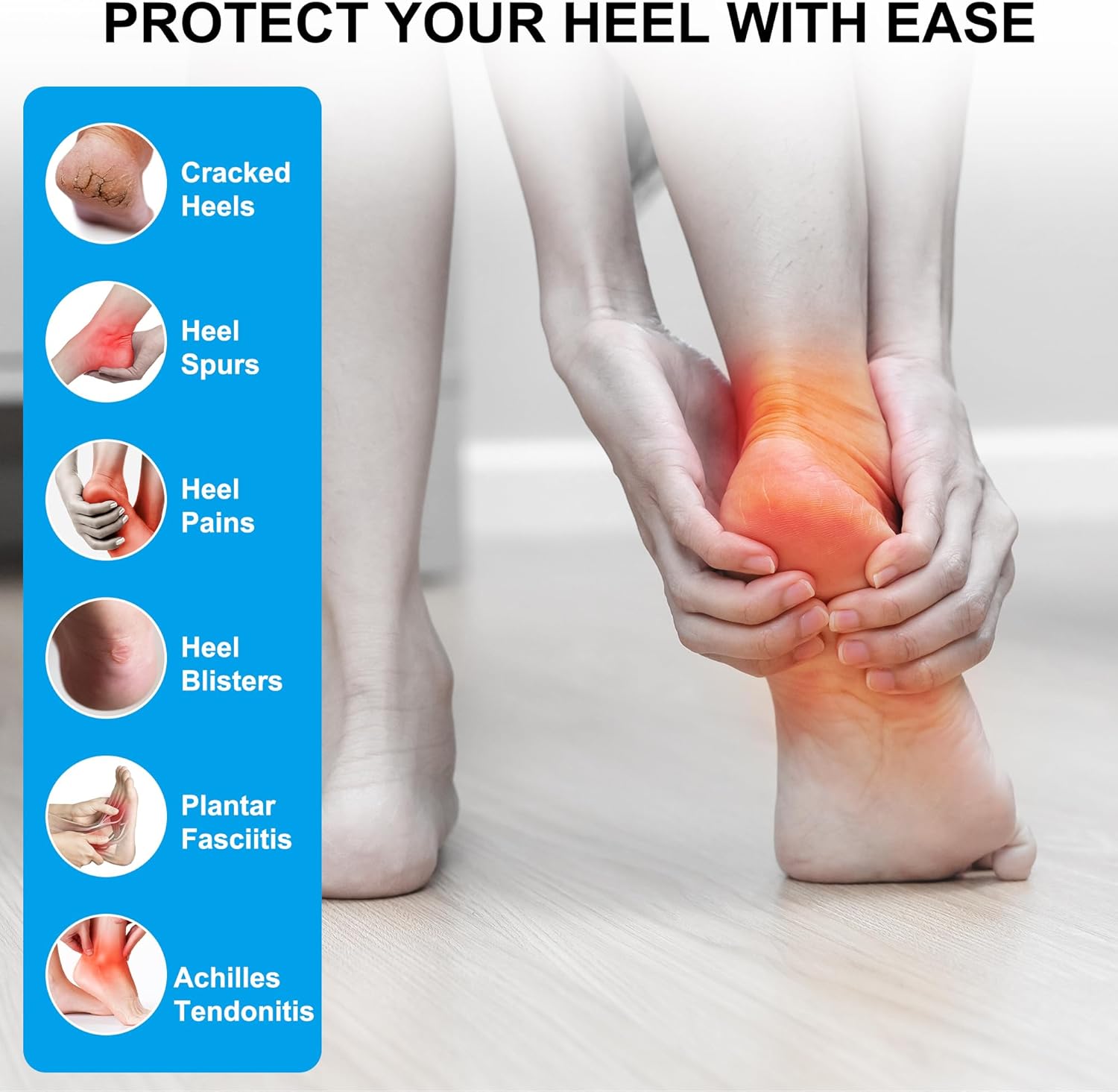 Gel Heel Protector for Heel Pa - Heel Liner Grip review and price