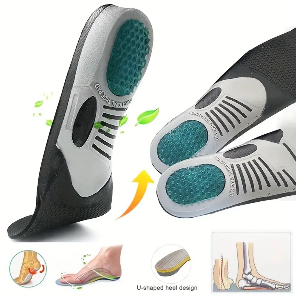 1Pair Orthopedic Insoles Ortho - Care For Sneaker review and price