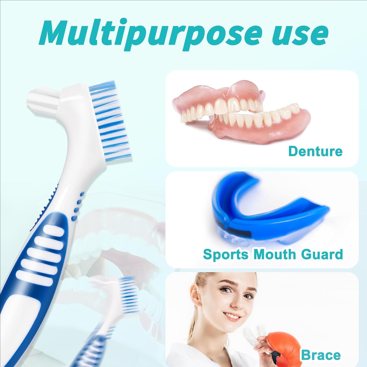 4/24Pcs Denture Brush Set for  - Brush Bristle Set review and price