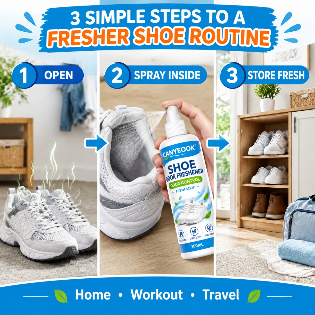 CANYEOOK Shoe Deodorant Spray  - Care For Sneaker review and price