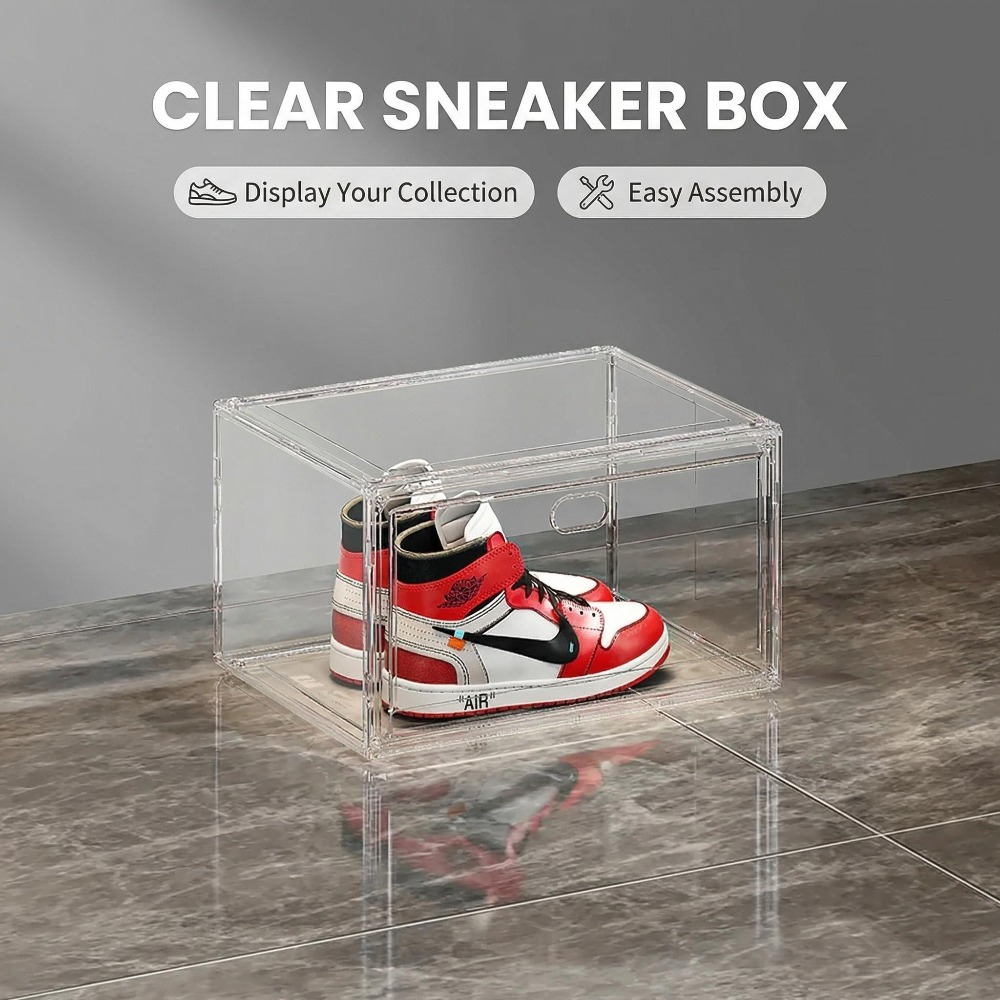 Thickened Transparent Storage  - Shoe Box Display review and price