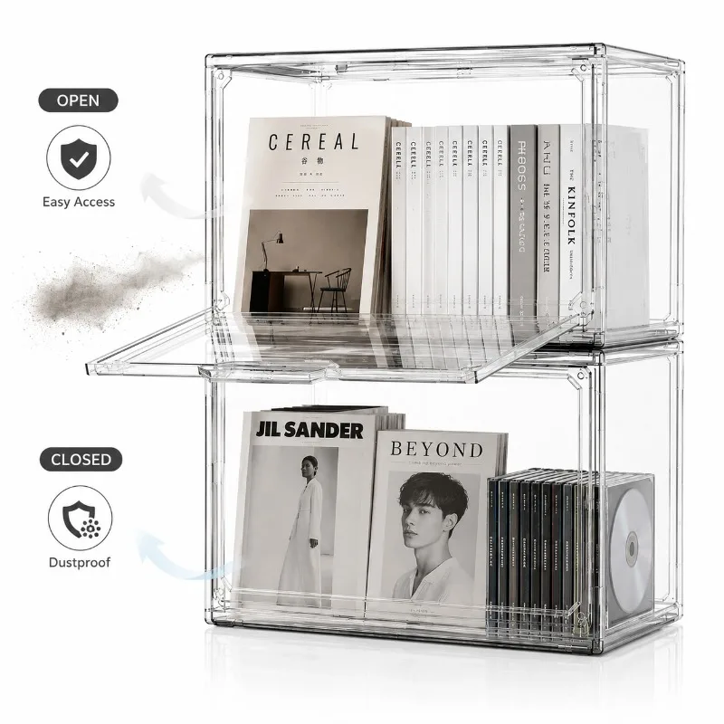 Transparent Storage Box Organi - Shoe Box Display review and price