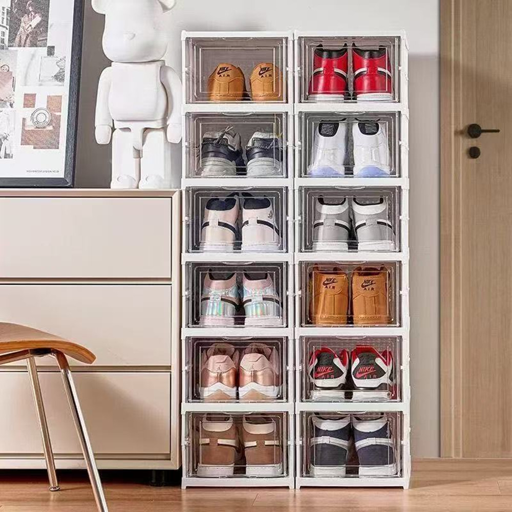 Dustproof 6 Layers Foldable Sh - Shoe Box Display review and price